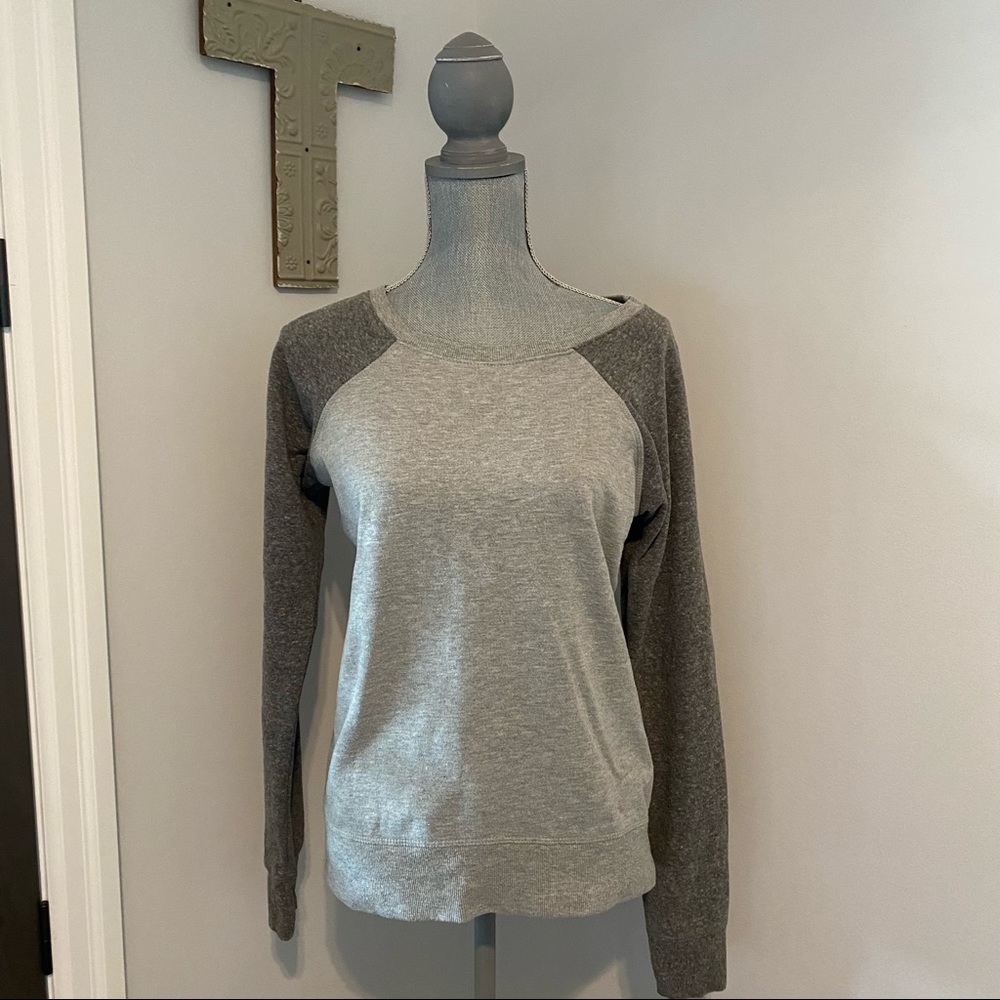 Gray Women's Crew Neck Sweater